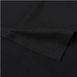 Скатерть «Этель» Home, 146×220 см, чёрная, 100% хлопок, саржа 190 г/м²