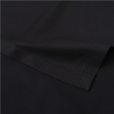 Скатерть «Этель» Home, 146×220 см, чёрная, 100% хлопок, саржа 190 г/м²