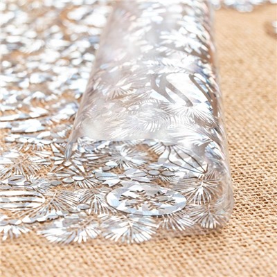 Наклейки новогодние «Новогоднее веселье», голографическая фольга, 49×33.5 см