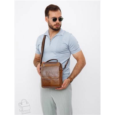 Сумка мужская кожаная 99888Z brown Zinimsk