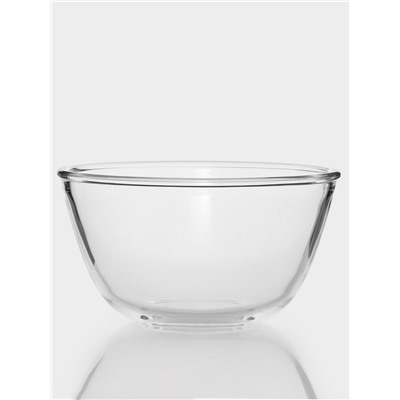Салатник Доляна Simple, 750 мл, 15×8 см, стекло, прозрачный