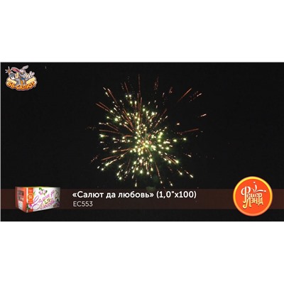 Фейерверк ЕС553 Салют да любовь (1" х 100)