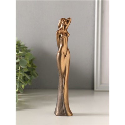 Фигурка гипс «Эстетика», 19×3×4 см, под бронзу