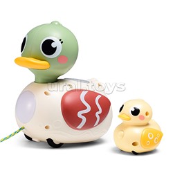 Утка "Мама с малышом" на батар.  в коробке