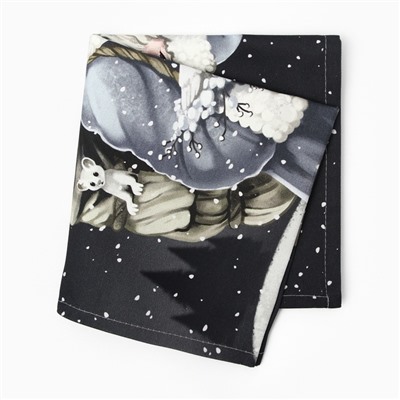 Полотенце Этель «Мгновения зимы» 40×73 см, 100% хлопок, саржа 190 г/м²