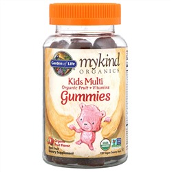 Garden of Life, MyKind Organics, Kids Multi, детские мультивитамины со вкусом органических фруктов, 120 веганских мармеладных мишек