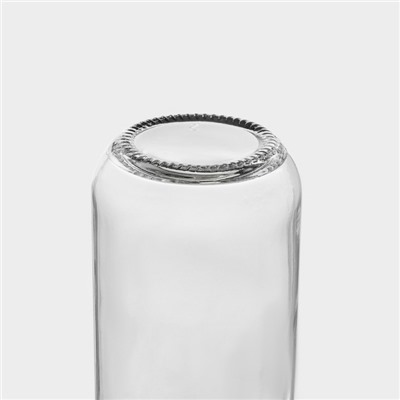 Ёмкость для мёда и варенья Доляна «Парфе», 250 мл, 7×14 см, с деревянной ложкой, стекло, прозрачная, МИКС вида