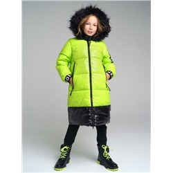 Пальто текстильное с полиуретановым покрытием для девочек