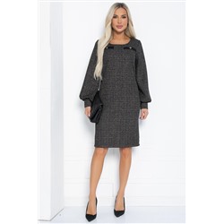 Платье Шарли (черно-бежевое) П12362-18