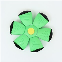 Мяч - фрисби для собак «НЛО» зелёный, 16 см