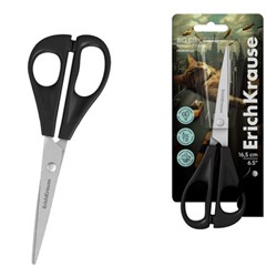 Ножницы 165 мм 63162 "Big City Cats" черный в блистере ErichKrause