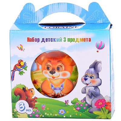 29937 Детский набор 3пр"Мишка" LR (х12)