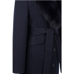 02-2933 Пальто женское утепленное (пояс)