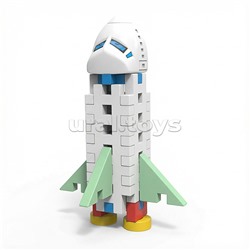 Конструктор "Самолёт-ракета" (14 дет.)