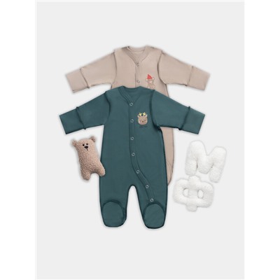 КОМБИНЕЗОН НАТЕЛЬНЫЙ ДЕТСКИЙ (2ШТ.) 14005-1-2