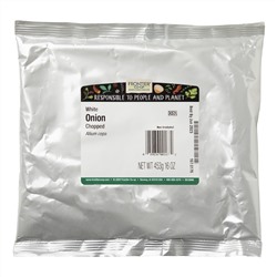 Frontier Natural Products, измельченный белый лук, 453 г (16 унций)