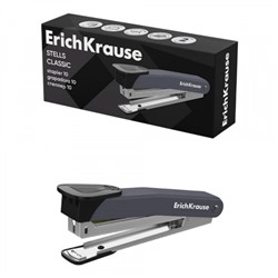 Степлер 10 на 15 листов 61737 "Классика" черный ErichKrause