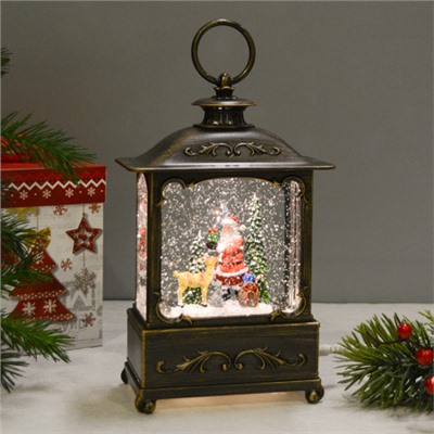 Светильник настольный новогодний 14х8х27 / NG206-26 /уп 12/ музыкальный