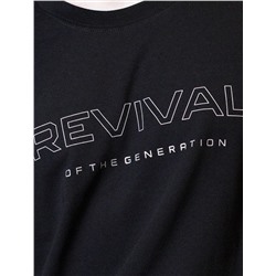 Свободная футболка  с авторским принтом