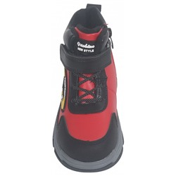 B-9672-E крас/черн Ботинки зима для девочек (27-32)/8