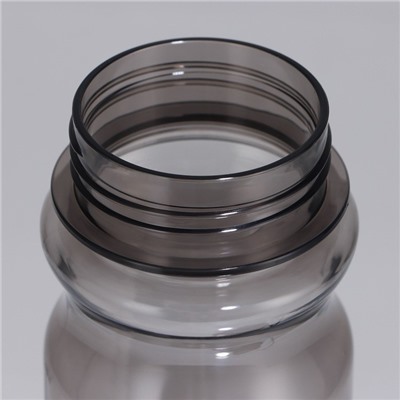 Бутылка для воды пластиковая No limits, 500 мл, чёрная