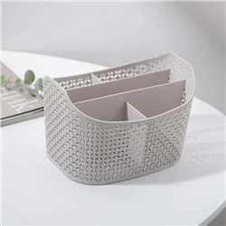 Корзина для хранения, 5 отделений, 18.3×14.2×11.7 см, цвет МИКС