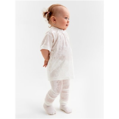 Лосины Крошка Я «Бархат», рост 92-98 см, белые