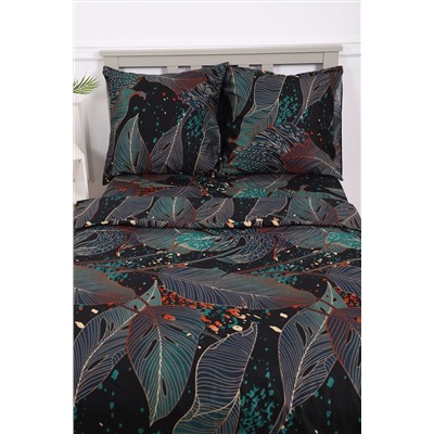 КПБ Черное Зеленое полисатин НАТАЛИ, 1226450