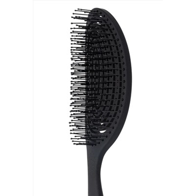 Kristaller Расческа для волос продувная / Улитка 2193, нейлоновые штифты, 23 см, черный KRISTALLER, 1133523