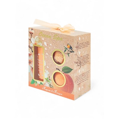 Подарочный набор косметический Ocean Spa персик и пачули, 370 г