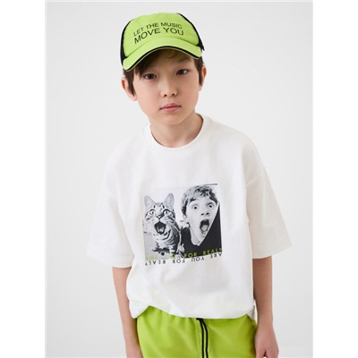 Кепка текстильная джинсовая для мальчиков