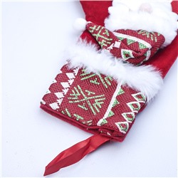 Новогодний носок для подарков ассорти