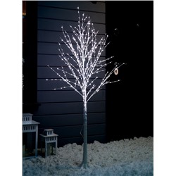 Светодиодное дерево «Яркие светлячки» 1.5 м, 300 LED, постоянное свечение, 220 В, свечение белое