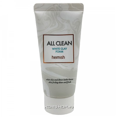 Пенка для умывания с белой глиной All Clean Heimish, Корея, 30 мл Акция