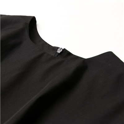 Платье миди женское MINAKU: Casual Collection, чёрное, размер 42