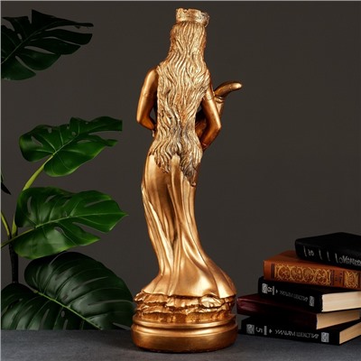 Фигура гипс «Фортуна большая», под бронзу, 63×20×20 см