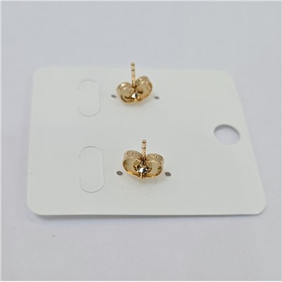 Серьги коллекция "Xuping" покрытие позолота, вставка: фианиты, арт.004.041