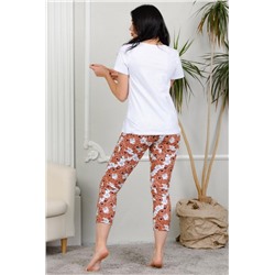 Пижама 4449 (Коричневый)