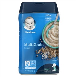Gerber, мультизлаковая каша, 227 г (8 унций)