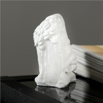 Фигурка гипс «Ангелочек с младенцем», 4×6.5×7 см