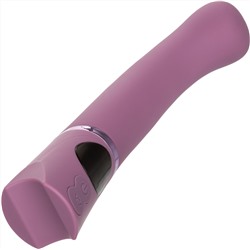 Сиреневый вибромассажер Orgasmatron Digital G-Wand - 19,7 см.