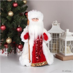 Фигурка Дед Мороз 40 см / 19A603-16 /уп 18/музыкальный