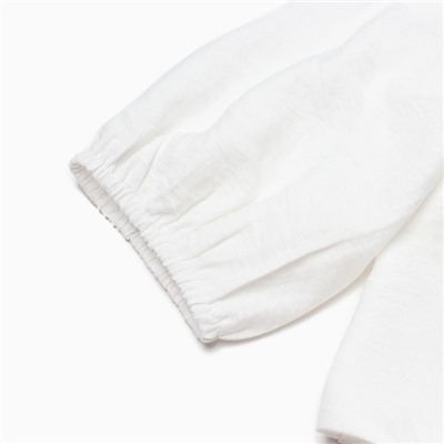 Топ рубашка женский MIST Summer time, белый, размер 48