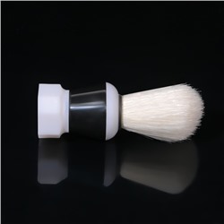 Помазок для бритья, пластиковый, цвет чёрный