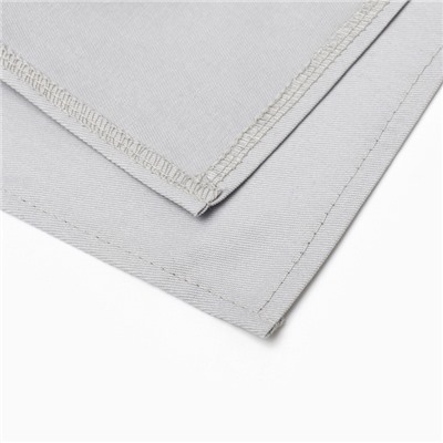 Фартук «Этель» Home, 60×70 см, светло-серый, 100% хлопок, саржа 190 г/м²