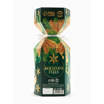Чай чёрный «С Новым годом» с мятой, в коробке конфете, 100 г