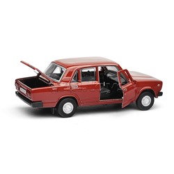 Машина металл LADA ВАЗ-2105 1997 12 cm, (двери, багаж, романс.)инерц., в коробке