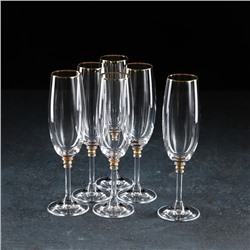 УЦЕНКА Набор бокалов для шампанского 190 мл «Оливия», 5 шт.