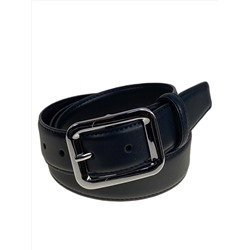 Ремень женский из натуральной кожи, цвет черный