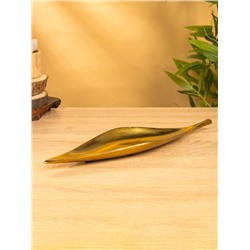 Блюдо «Лист», 41.5×11×3 см, алюминий